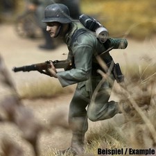 Deutscher Soldat rennt WW2 -