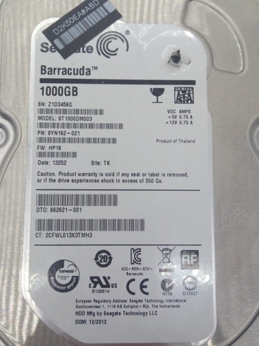 Seagate st1000dm003 hdd sata - seagate,