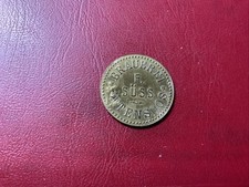 Ottensoos, Brauerei F. Süss Flaschen Pfand Marke Messing-Gegenstempel S (43)