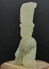 Alte Skulptur Alte Jade Hetian Krieger China Handwerk
