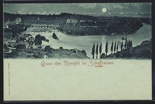 Mondschein-AK Schaffhausen