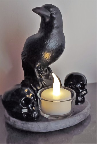 Rabe crow vogel mit schädeln - vogel,