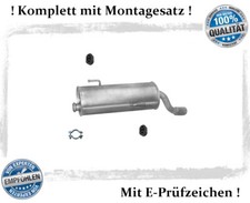 Endschalldämpfer für Peugeot 206, 206 CC 1.1 1.4 1.6  Auspuff Montagesatz 