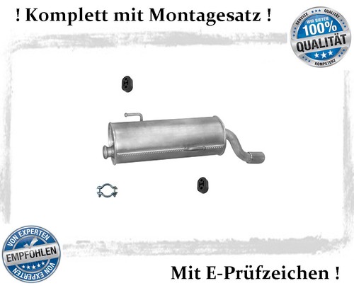 Endschalldämpfer für peugeot - für,