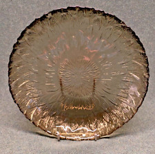 Schöne Glasschale Teller, Anbietschale, braun Ø 20,5 cm, Höhe 3,5 cm