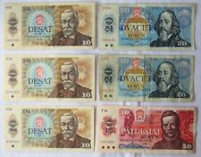 6 alte Banknoten