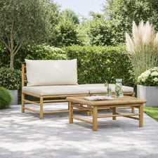 Bambus Garten Lounge Set