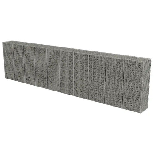 Gabionenwand mit abdeckung - gabionenwand,