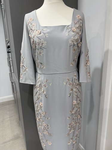 Kleid monsoon grau - monsoon, bestickt