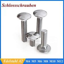 Schlossschrauben Edelstahl A2