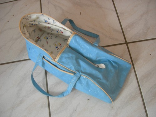 Vintage puppen tragetasche - vintage, ca