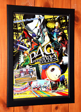 Persona 4 Golden PS4 PS Vita Rare Promo Small Poster / Ad Page Framed