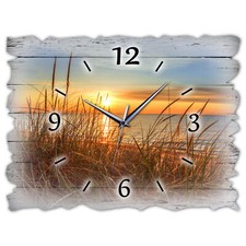 Holz wanduhr leise lautlos - holz,