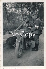Foto wehrmacht kradmelder - kradmelder, &