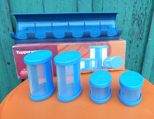 Tupperware Orient Express Gewürzbehälter + Wandhalterung
