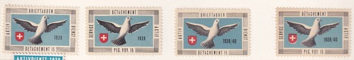 Switzerland soldiers stamps - soldiers,