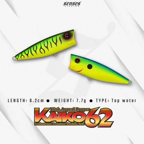 Senses fishing popper kaiko62 - fishing,