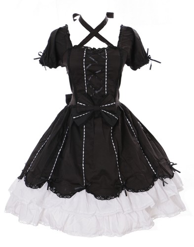 624 schwarz weiß gothic - jl-624-3,