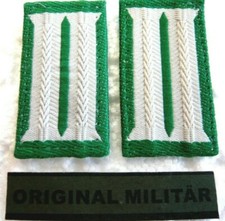 Bundeswehr Kragenspiegel Heer Infanterie Truppe GRÜN Bw Uniform Abzeichen Jacke