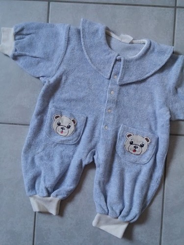 Frottee stretch overall anzug - stretch,