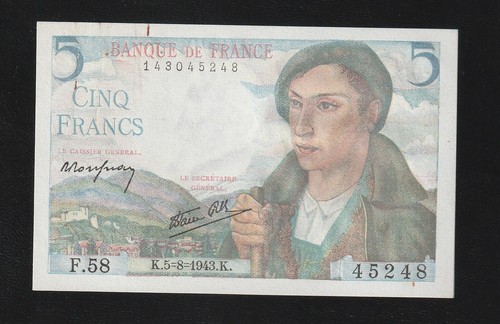 Frankreich 5 francs - 5,