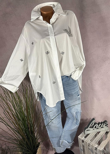 Neu oversize long bluse hemd - neu,