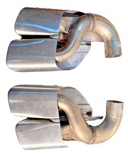 Auspuffblende links rechts - auspuffblende,