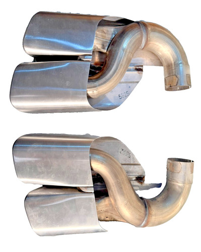Auspuffblende links rechts - auspuffblende,
