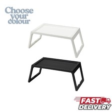 Klappbarer Betttablett Tisch Laptoptisch mit Tabletfach - Frühstück Serviertablett