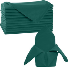 Grüne Weihnachtsservietten