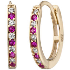 Creolen Ohrringe 333 Gelbgold