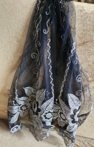 1jugendstil tüllspitze silber - tÜllspitze,