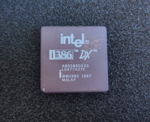 Cpu intel 386dx seltener - intel, 386dx-33,
