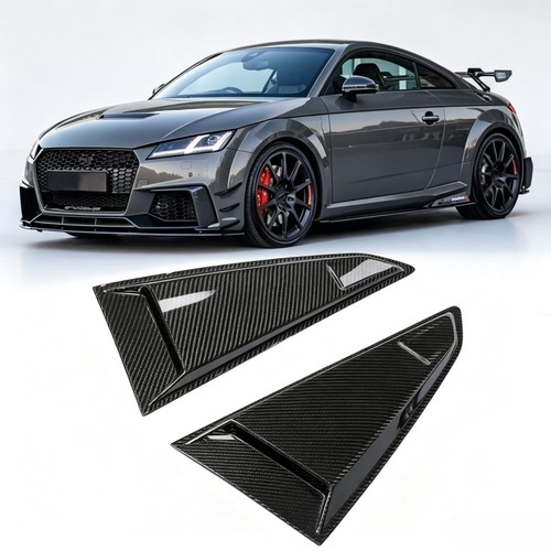 Real carbon rear window scoops - carbon,