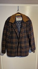 Holzfällerjacke Karo Größe XL nie getragen Lumber Jack Lederkragen Steppfutter