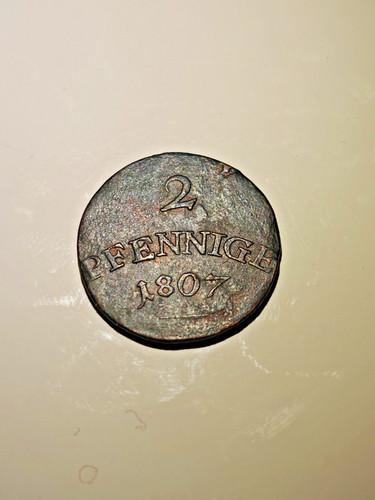 Pfennig sachsen weimar 1807 - pfennig,