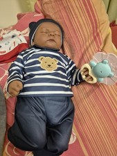 Reborn Baby Puppe mit Zubehör