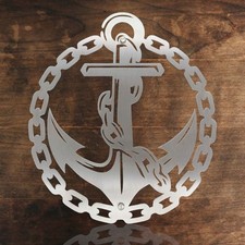 Maritimes Wandbild Metall