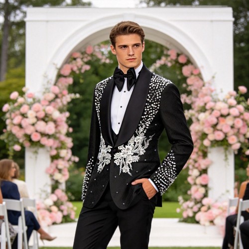 Blumen herren perlverzierter - blumen,
