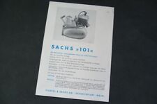 SACHS 98ccm  Motor - original Motorrad Prospekt