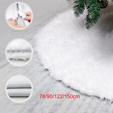 Weihnachtsbaum Rock Weihnachtsbaum Decke Weiß Rund Rock Teppich 78-150cm
