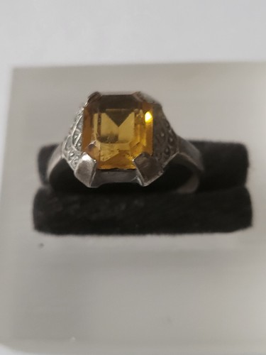 Art deco 835er silber ring - ,