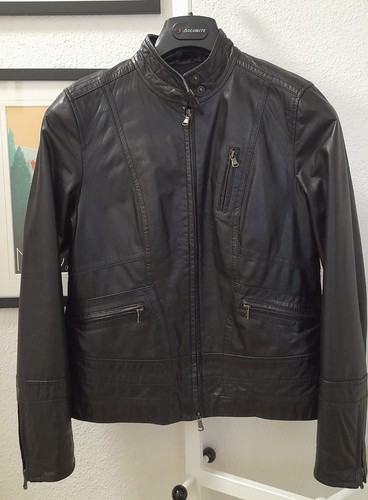 Damen jacke aus echtleder - aus,