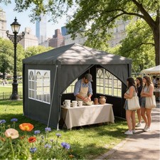 Vielseitiges 3x3m pavillon mit - vielseitiges,