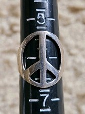 Sterling Silver Peace Sign