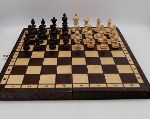 Schachspiel mit schachfiguren - schachspiel,