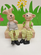 Kantenhocker 2 Stück Hase und Schaf 