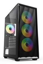 Sharkoon PC-Gehäuse VK4 ARGB ATX Midi-Tower schwarz