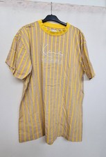 Karl Kani Signature Stripe T-Shirt gelb Größe S