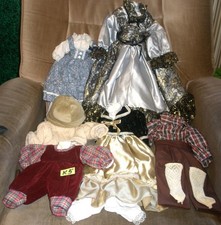 Puppenkleidung 15 teile - ca.,